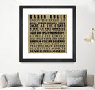 Cabin Rules by Jim Baldwin on GIANT ART - multicolor inspirational