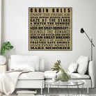 Cabin Rules by Jim Baldwin on GIANT ART - multicolor inspirational