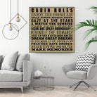 Cabin Rules by Jim Baldwin on GIANT ART - multicolor inspirational