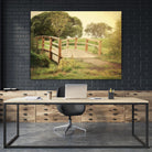 Sunday Stroll by Sylvia Coomes on GIANT ART - beige landscape