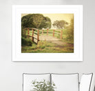 Sunday Stroll by Sylvia Coomes on GIANT ART - beige landscape