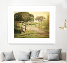 Sunday Stroll by Sylvia Coomes on GIANT ART - beige landscape