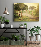 Sunday Stroll by Sylvia Coomes on GIANT ART - beige landscape