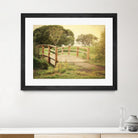 Sunday Stroll by Sylvia Coomes on GIANT ART - beige landscape