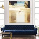 Walking on the Beach by Sylvia Coomes on GIANT ART - brown nautical