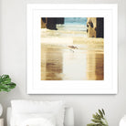 Walking on the Beach by Sylvia Coomes on GIANT ART - brown nautical