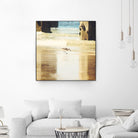 Walking on the Beach by Sylvia Coomes on GIANT ART - brown nautical