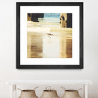 Walking on the Beach by Sylvia Coomes on GIANT ART - brown nautical