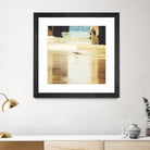 Walking on the Beach by Sylvia Coomes on GIANT ART - brown nautical