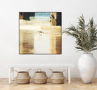 Walking on the Beach by Sylvia Coomes on GIANT ART - brown nautical