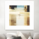 Walking on the Beach by Sylvia Coomes on GIANT ART - brown nautical