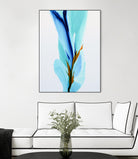 Springs Calling Card by Patricia Coulter on GIANT ART - blue abstract