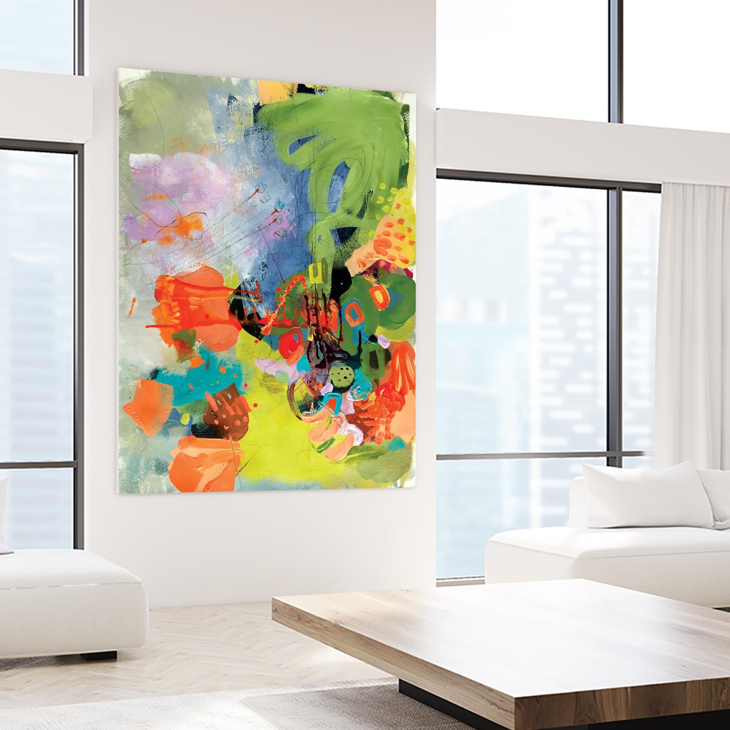 Pina-Ananas by A. Vega on GIANT ART - green floral