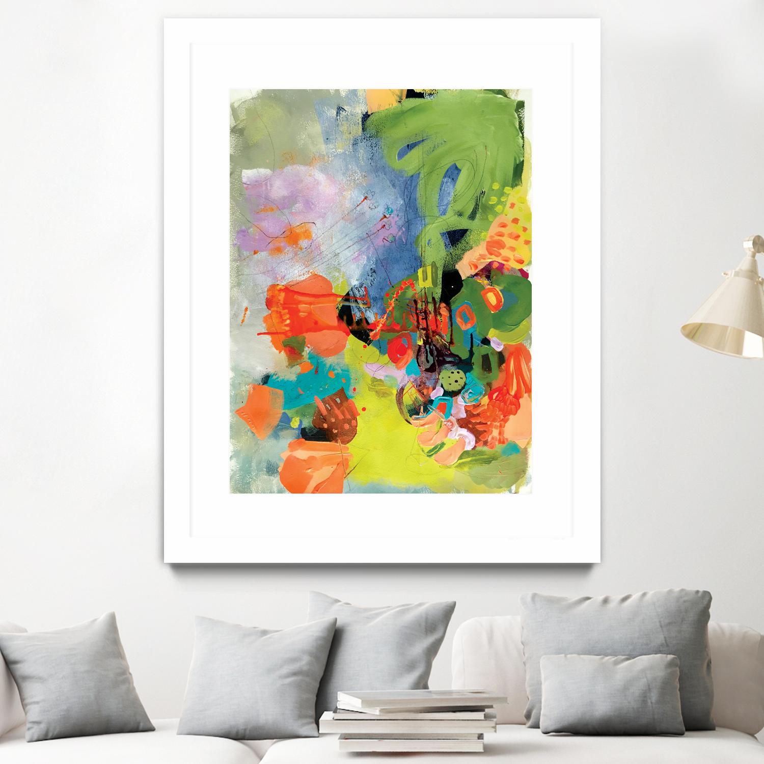 Pina-Ananas by A. Vega on GIANT ART - green floral