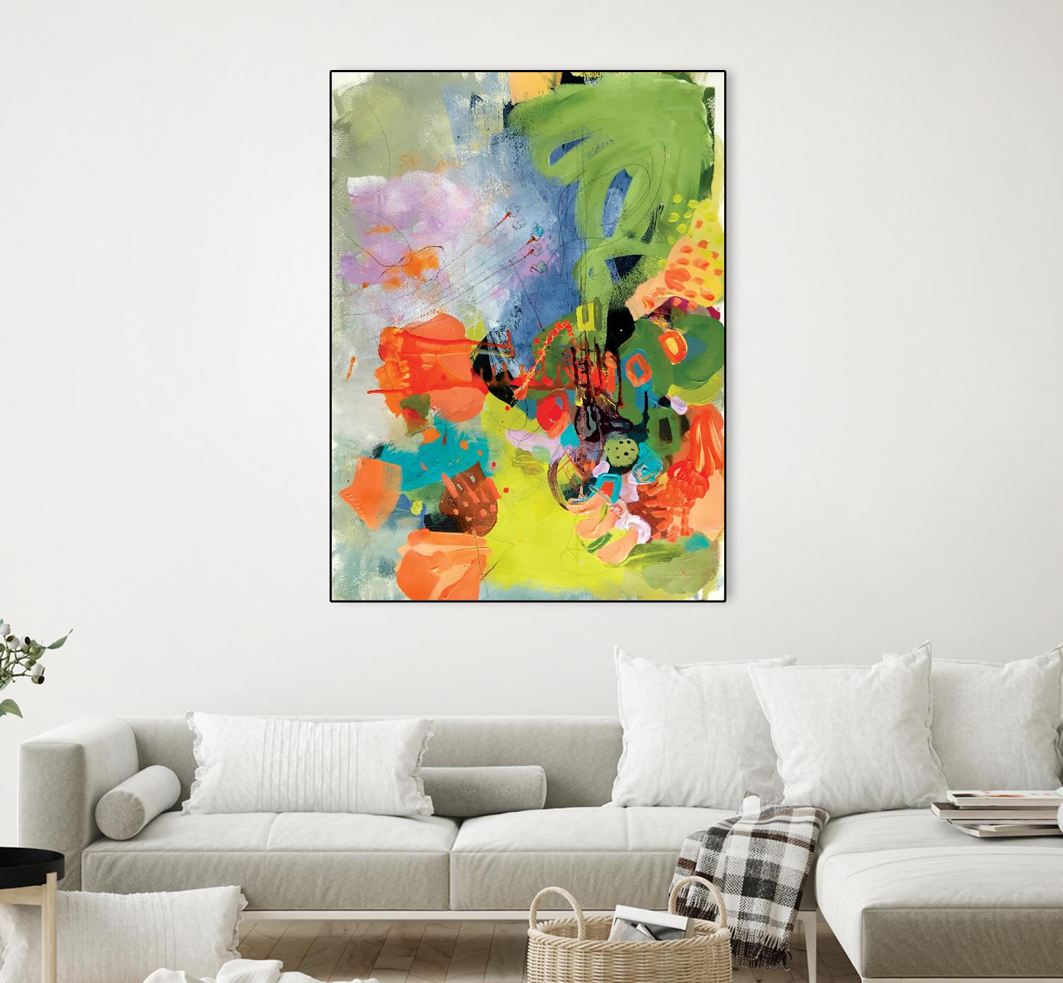 Pina-Ananas by A. Vega on GIANT ART - green floral