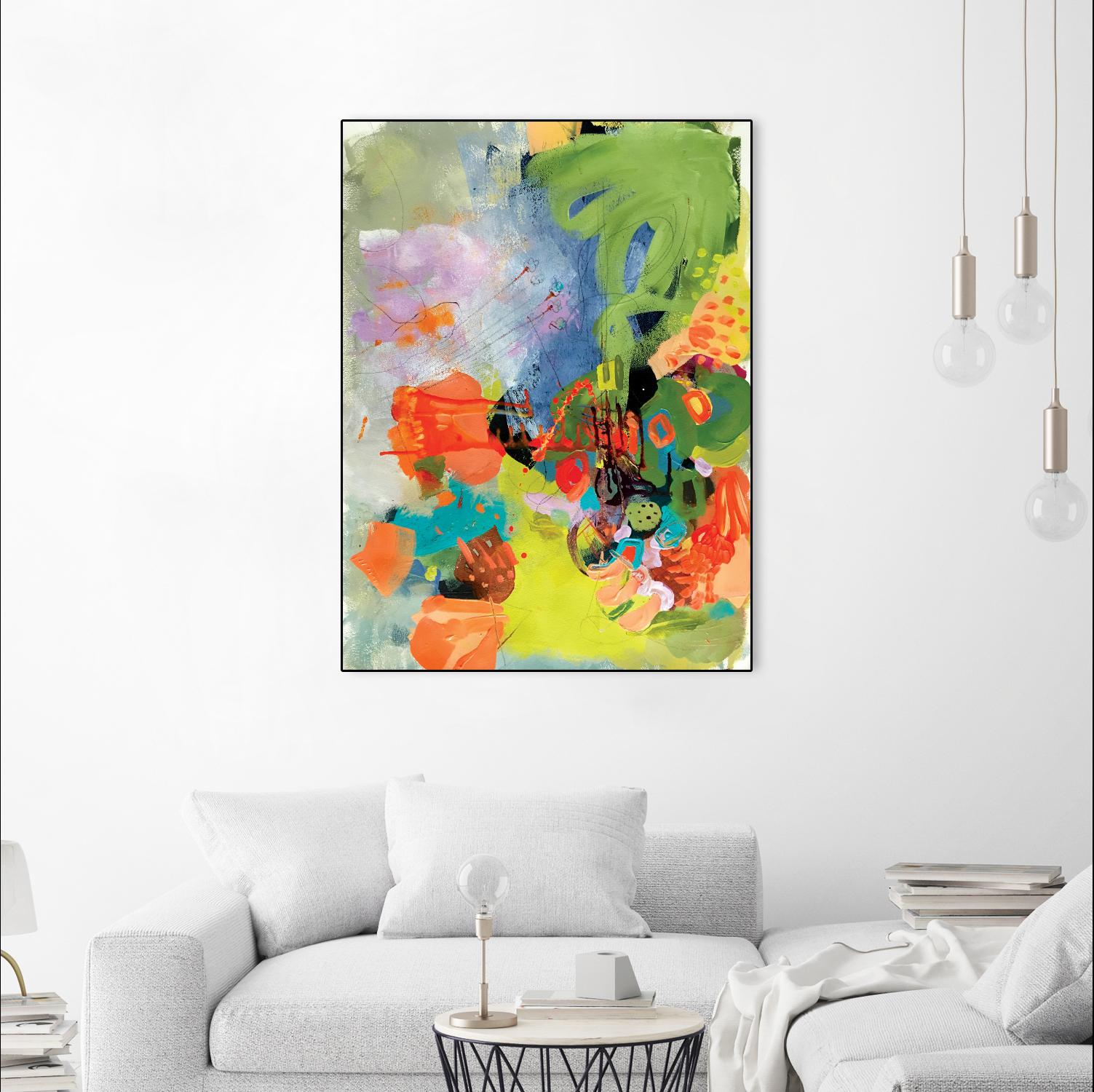 Pina-Ananas by A. Vega on GIANT ART - green floral