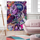 Sea Start by A. Vega on GIANT ART - orange bathroom