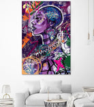 Sea Start by A. Vega on GIANT ART - orange bathroom