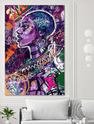 Sea Start by A. Vega on GIANT ART - orange bathroom