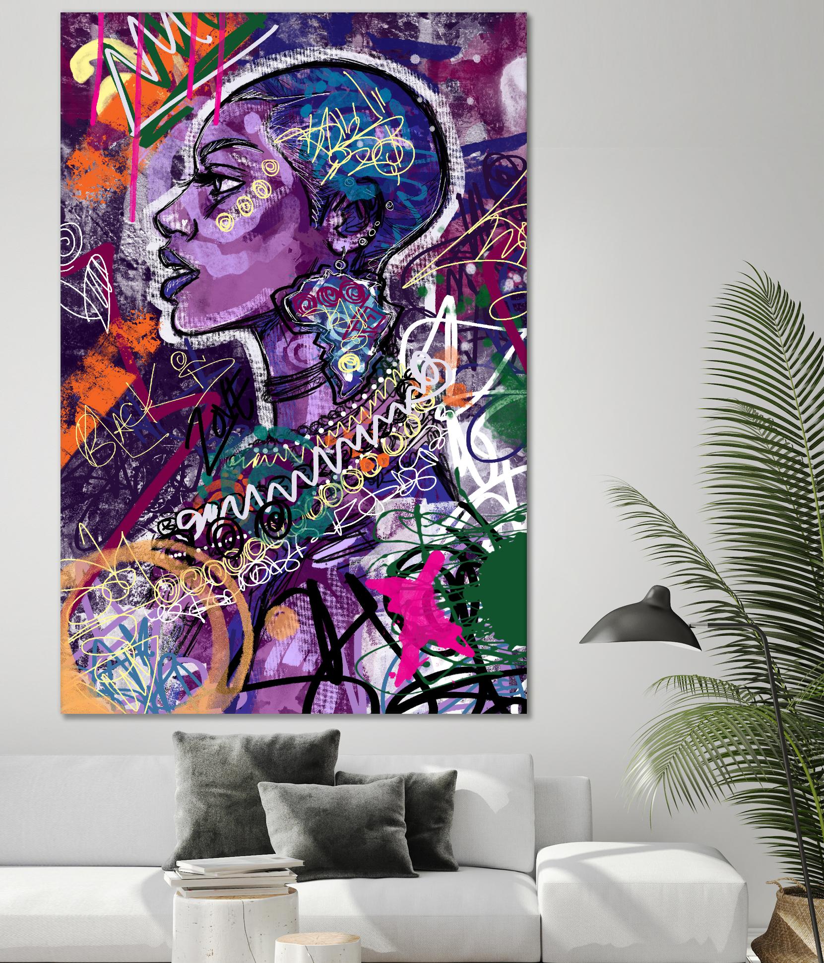 Sea Start by A. Vega on GIANT ART - orange bathroom