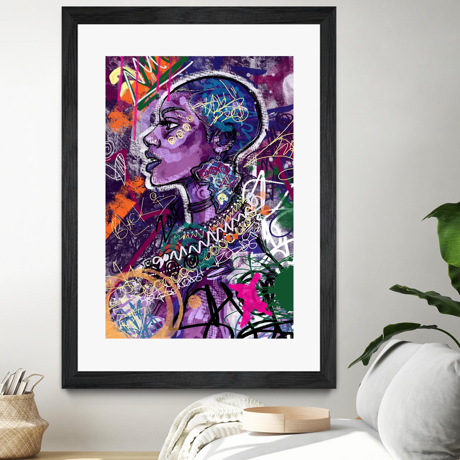 Sea Start by A. Vega on GIANT ART - orange bathroom