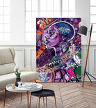 Sea Start by A. Vega on GIANT ART - orange bathroom