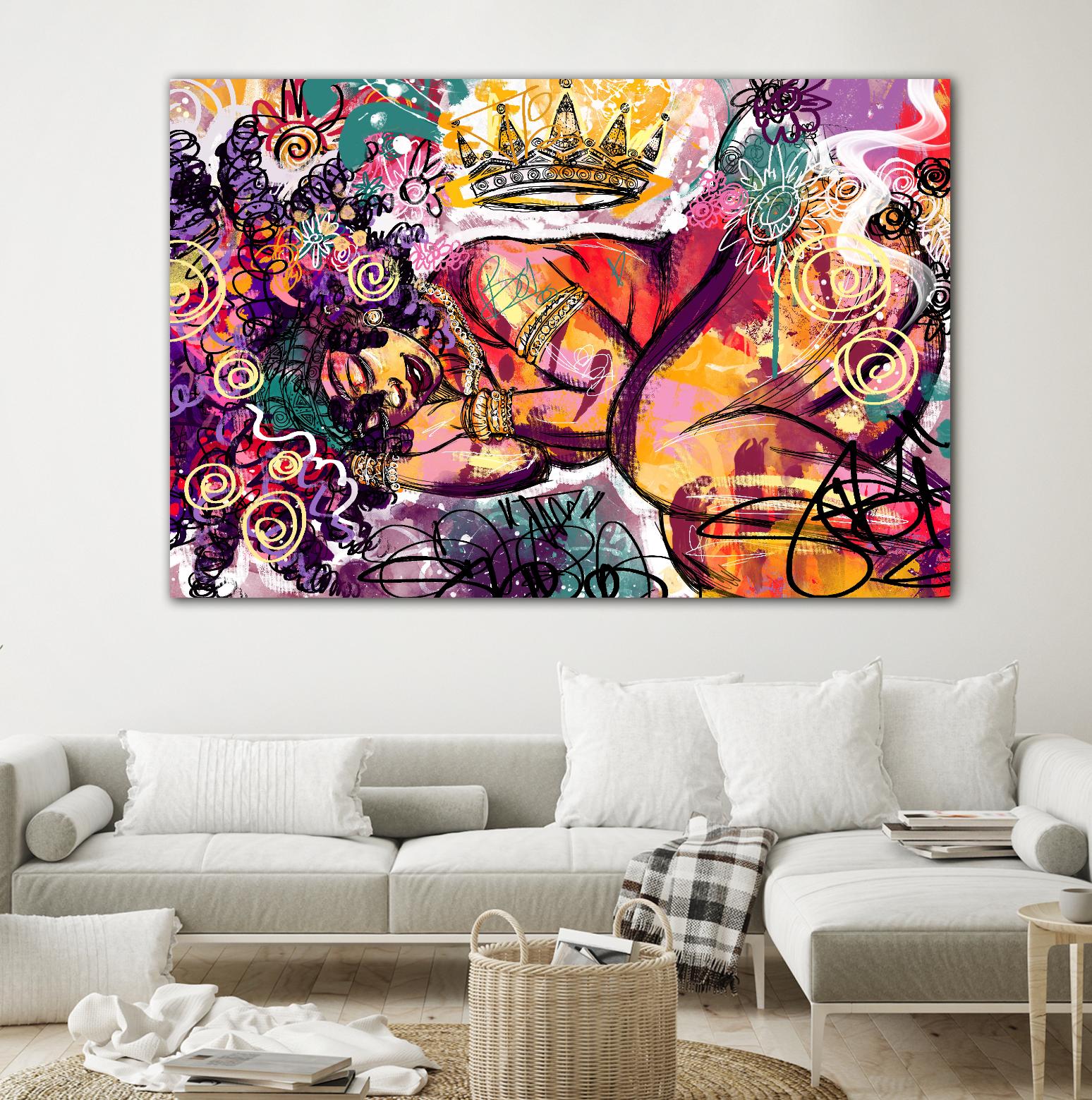 Radiance by Justin Copeland on GIANT ART - multicolor ethnic; figurative; contemporary