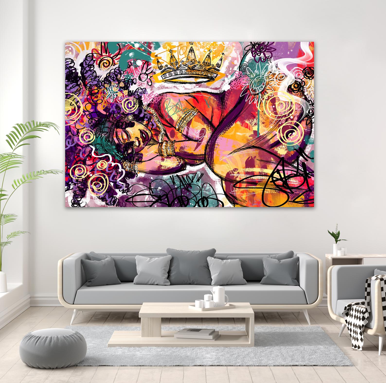 Radiance by Justin Copeland on GIANT ART - multicolor ethnic; figurative; contemporary