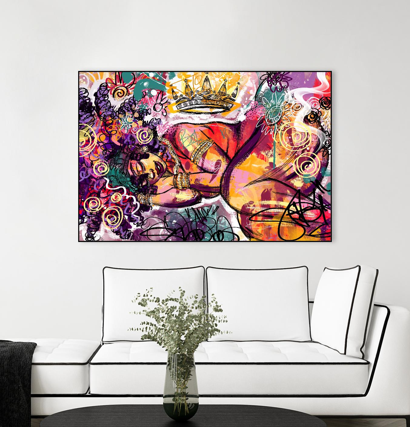 Radiance by Justin Copeland on GIANT ART - multicolor ethnic; figurative; contemporary