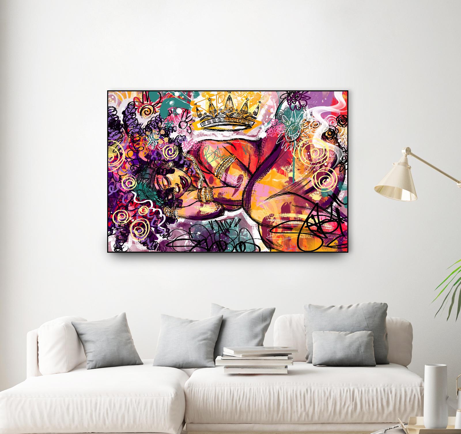 Radiance by Justin Copeland on GIANT ART - multicolor ethnic; figurative; contemporary