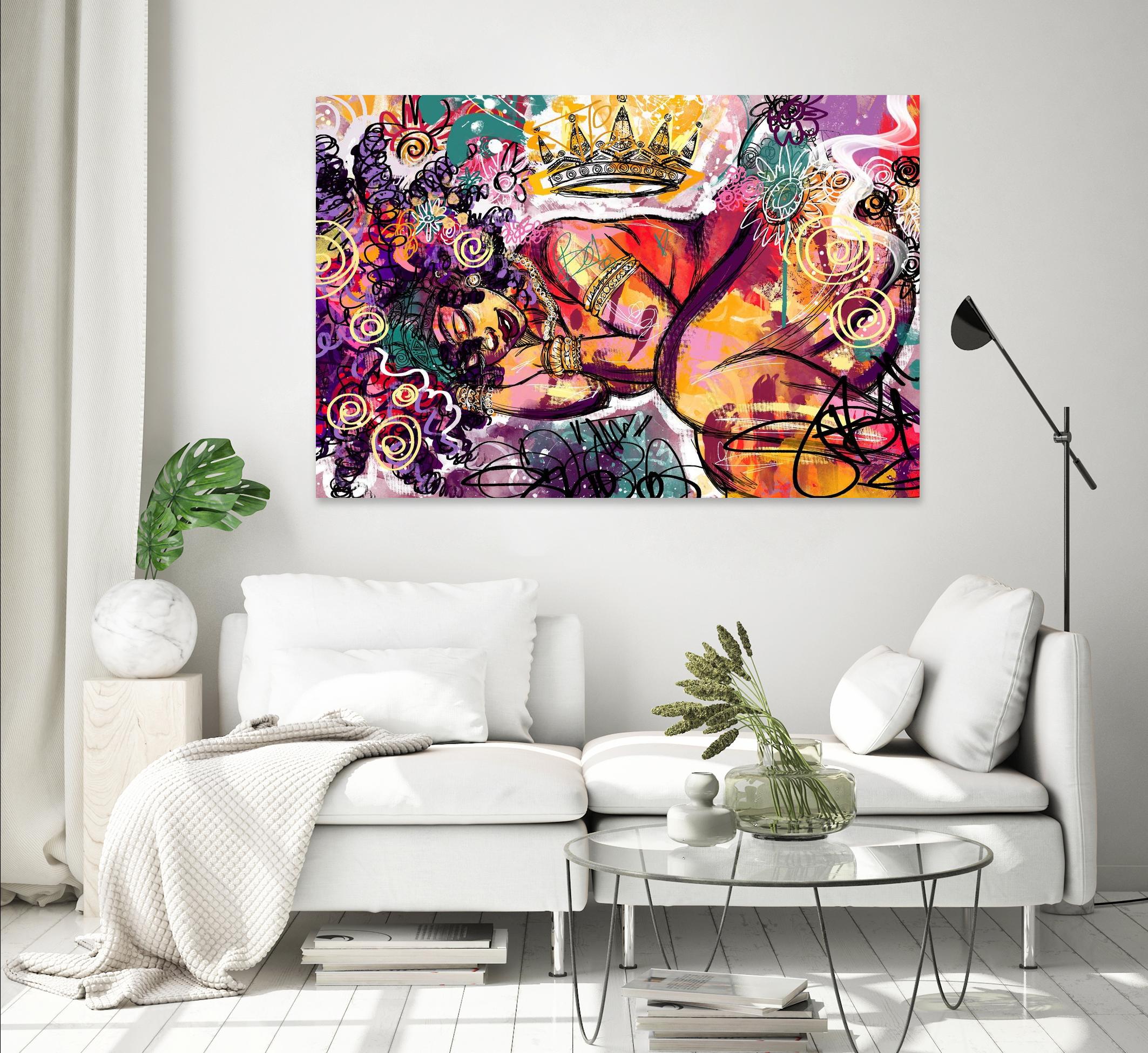 Radiance by Justin Copeland on GIANT ART - multicolor ethnic; figurative; contemporary