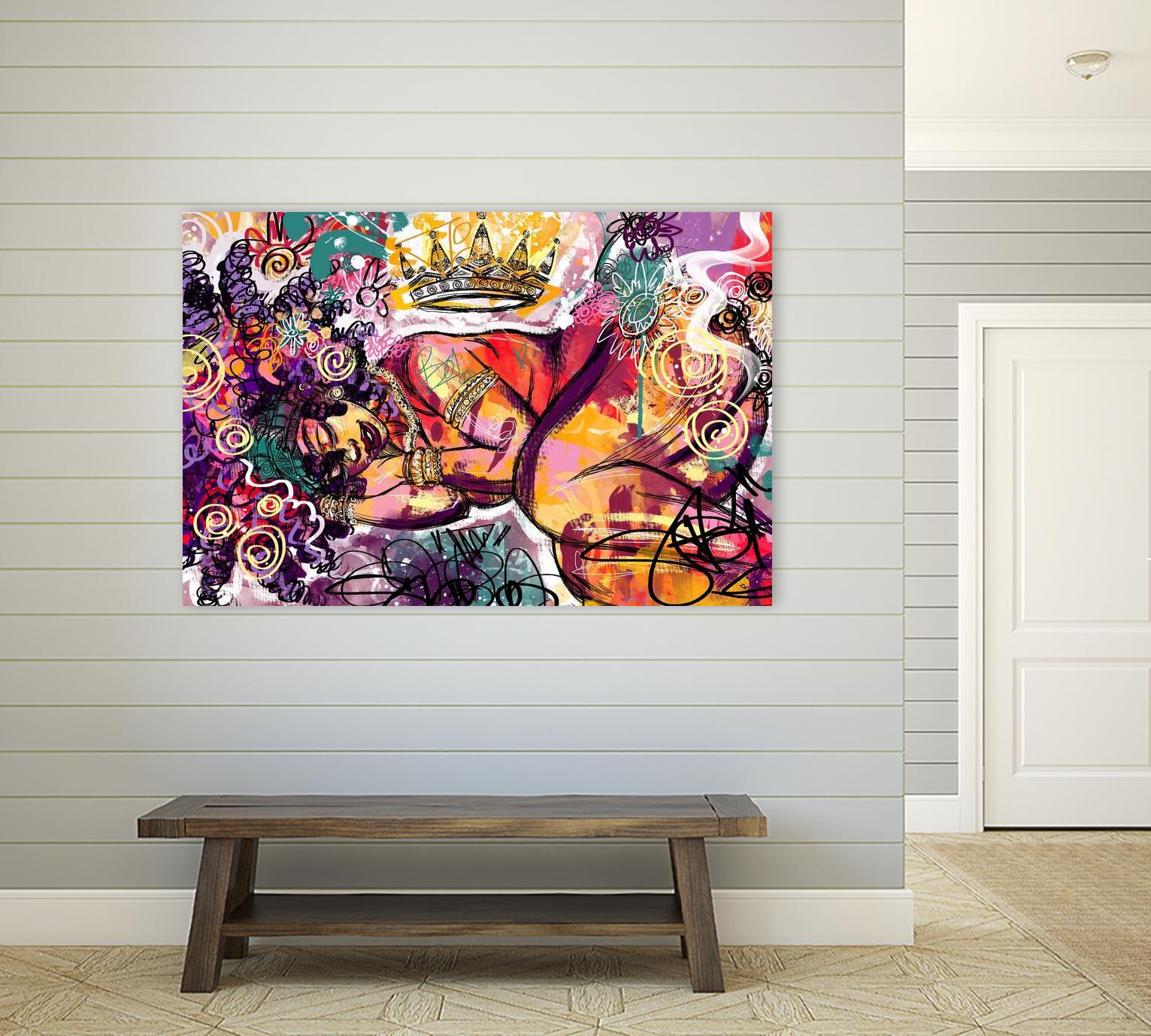 Radiance by Justin Copeland on GIANT ART - multicolor ethnic; figurative; contemporary