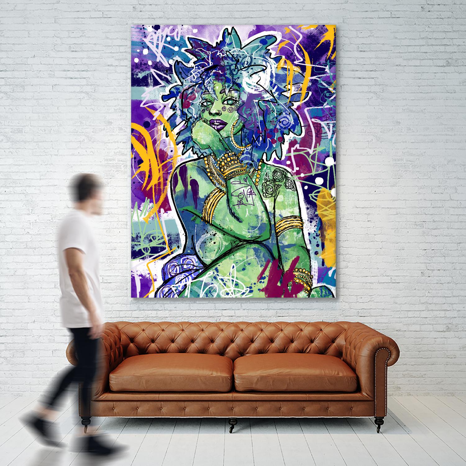 Fruit bowl I by A. Vega on GIANT ART - orange fruit-food-drink