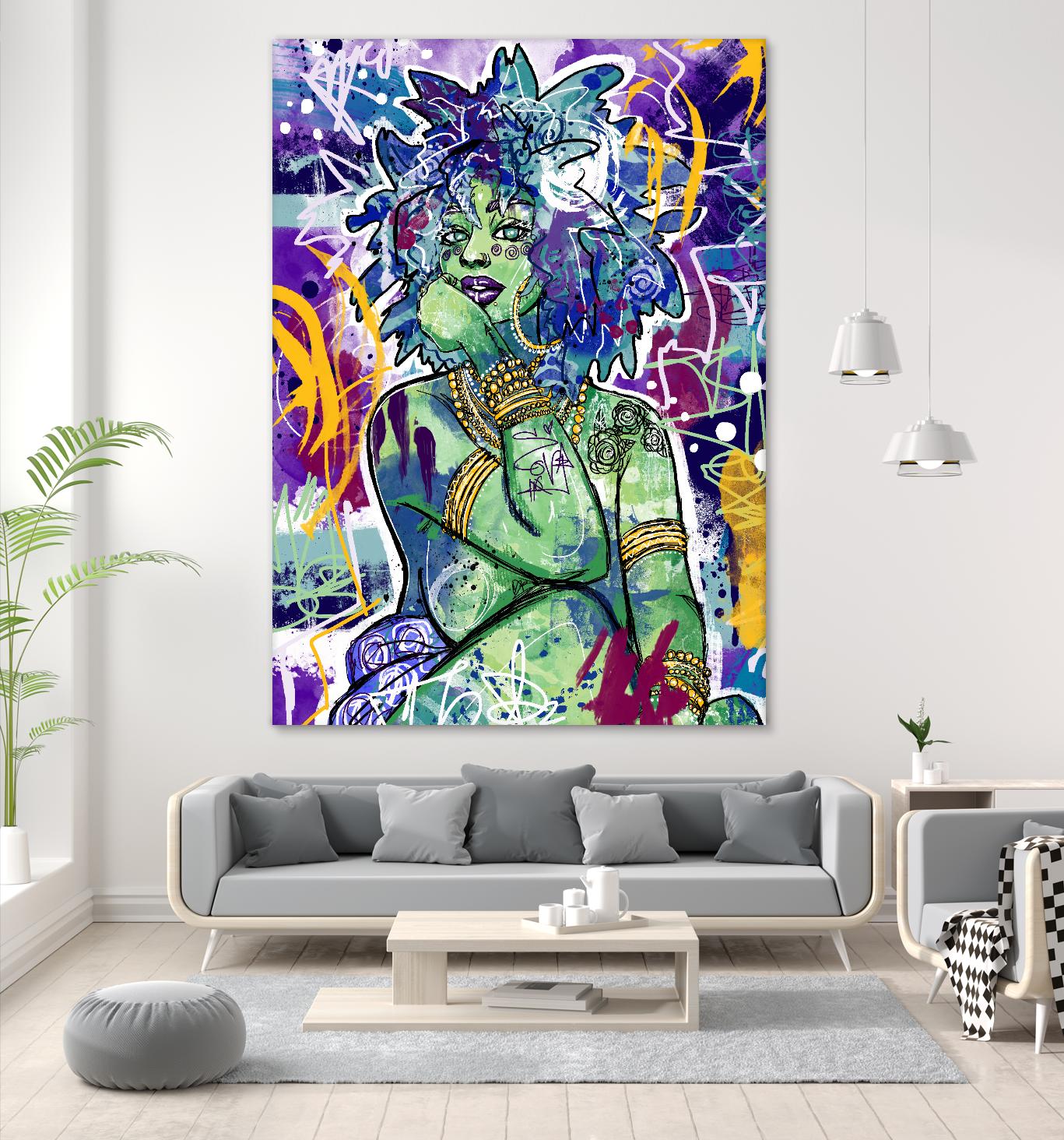 Fruit bowl I by A. Vega on GIANT ART - orange fruit-food-drink