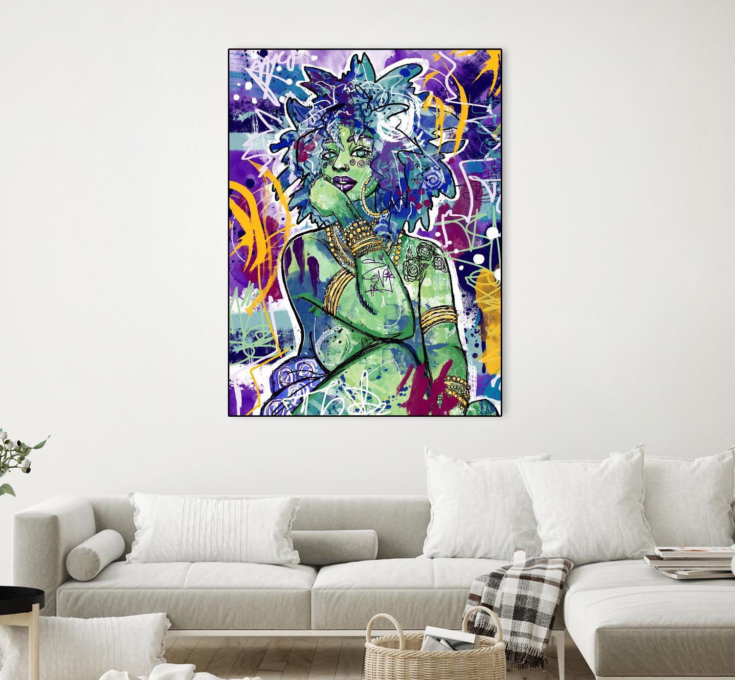 Fruit bowl I by A. Vega on GIANT ART - orange fruit-food-drink