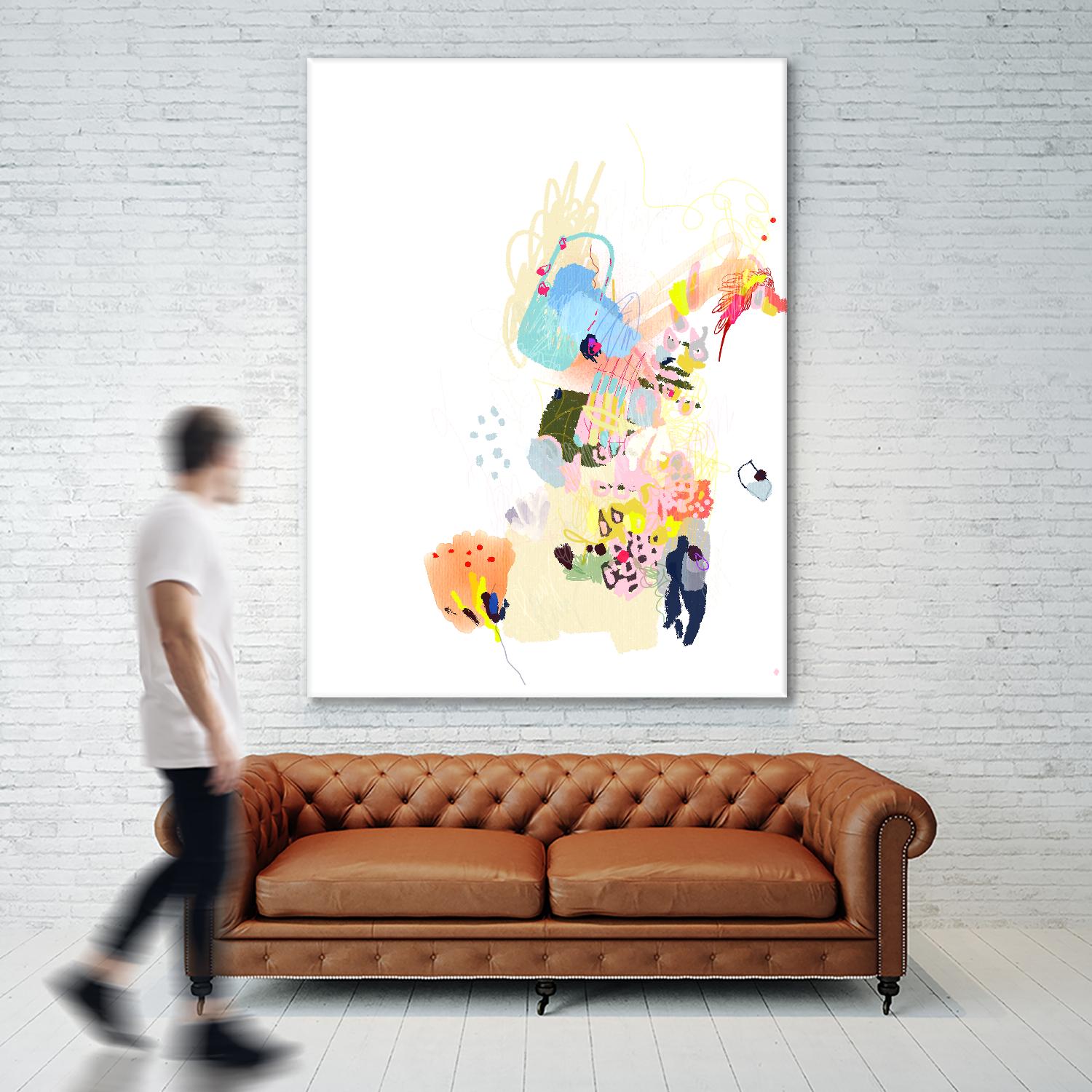 Estudio de Orquideas I by A. Vega on GIANT ART - white floral