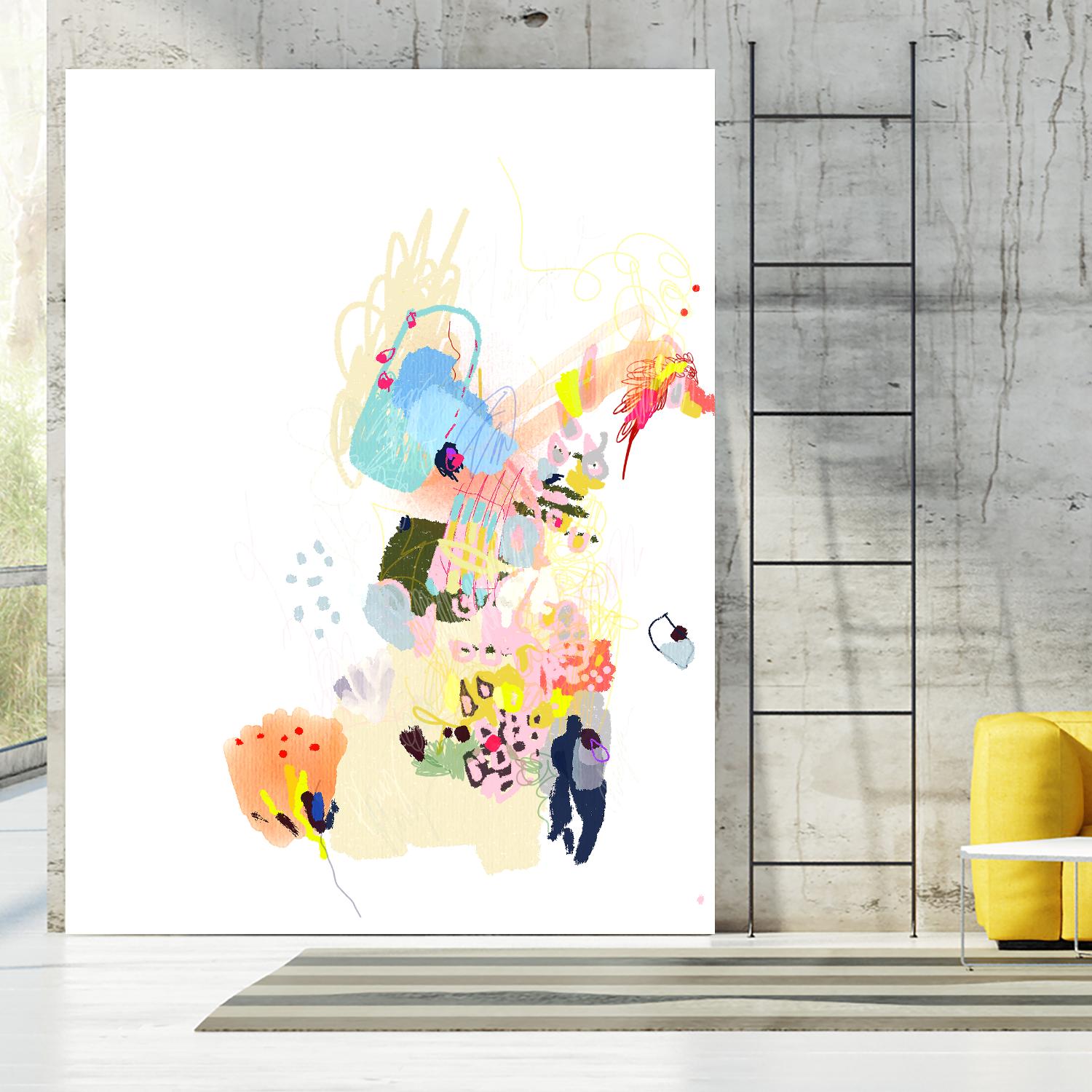 Estudio de Orquideas I by A. Vega on GIANT ART - white floral