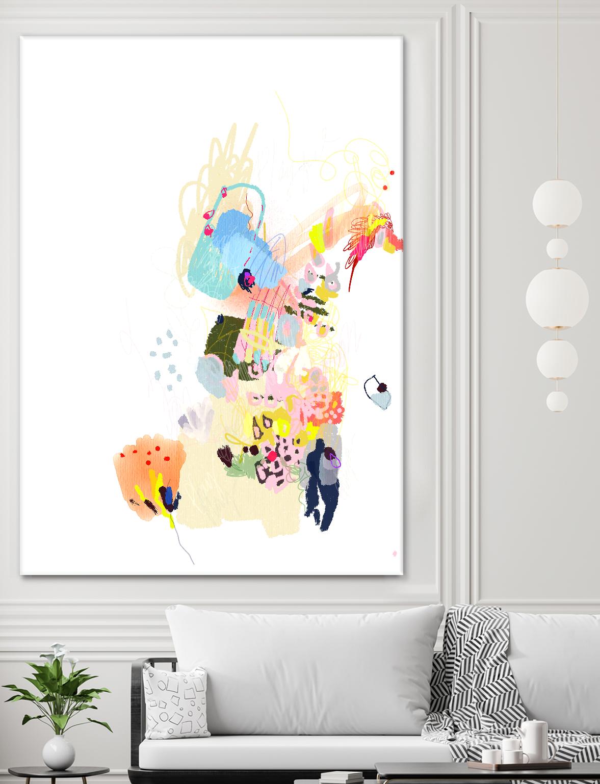 Estudio de Orquideas I by A. Vega on GIANT ART - white floral