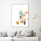 Estudio de Orquideas I by A. Vega on GIANT ART - white floral