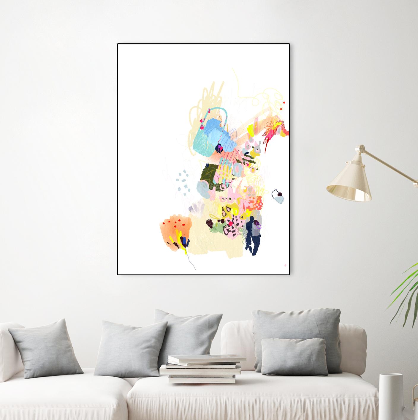 Estudio de Orquideas I by A. Vega on GIANT ART - white floral