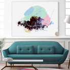 Bouquet Azucenas I by A. Vega on GIANT ART - brown floral