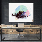 Bouquet Azucenas I by A. Vega on GIANT ART - brown floral