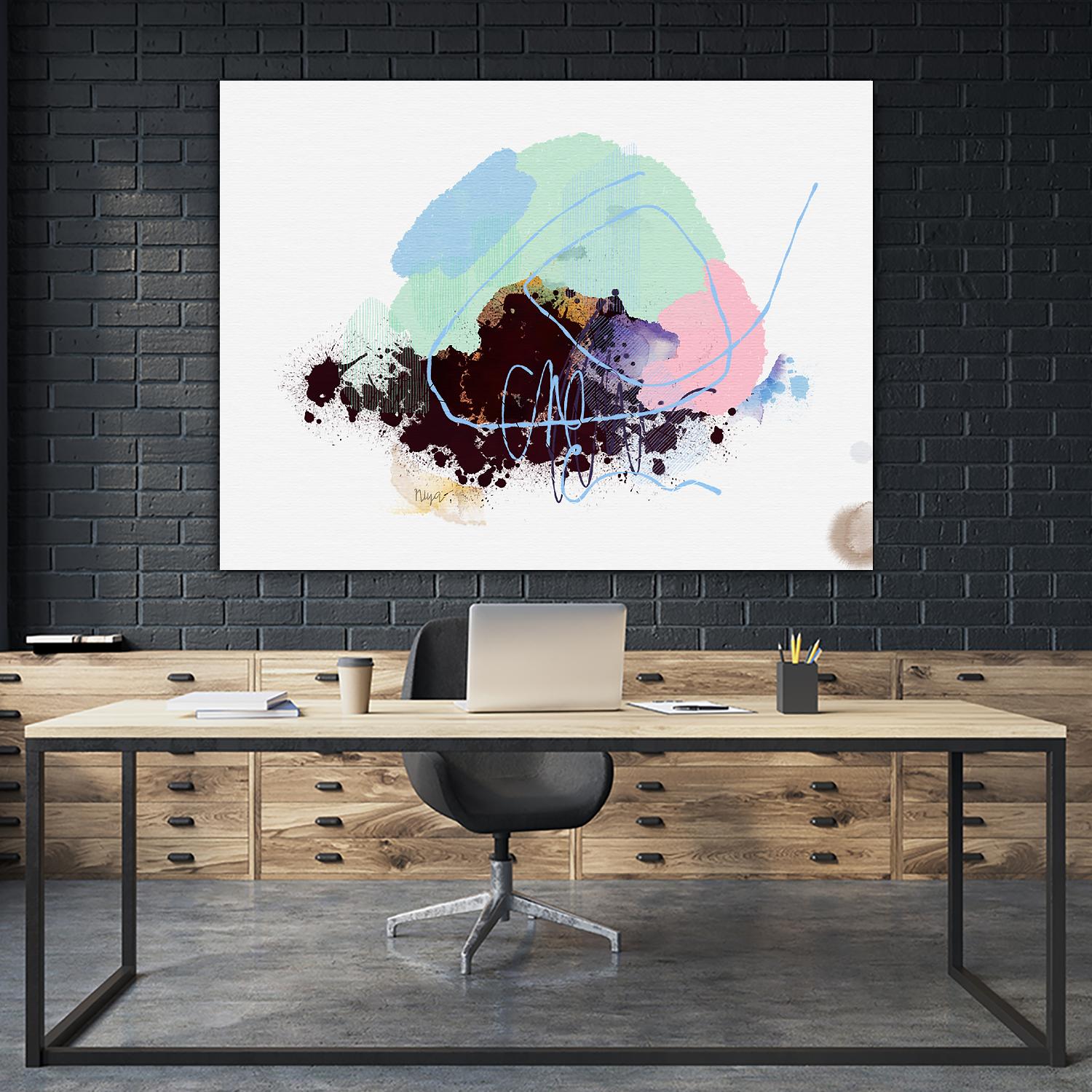 Bouquet Azucenas I by A. Vega on GIANT ART - brown floral