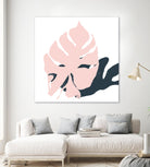 Pink Protector by Niya Christine on GIANT ART - pink contemporary, floral/still life, leaves