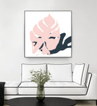 Pink Protector by Niya Christine on GIANT ART - pink contemporary, floral/still life, leaves