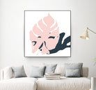 Pink Protector by Niya Christine on GIANT ART - pink contemporary, floral/still life, leaves