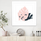 Pink Protector by Niya Christine on GIANT ART - pink contemporary, floral/still life, leaves