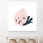 Pink Protector by Niya Christine on GIANT ART - pink contemporary, floral/still life, leaves