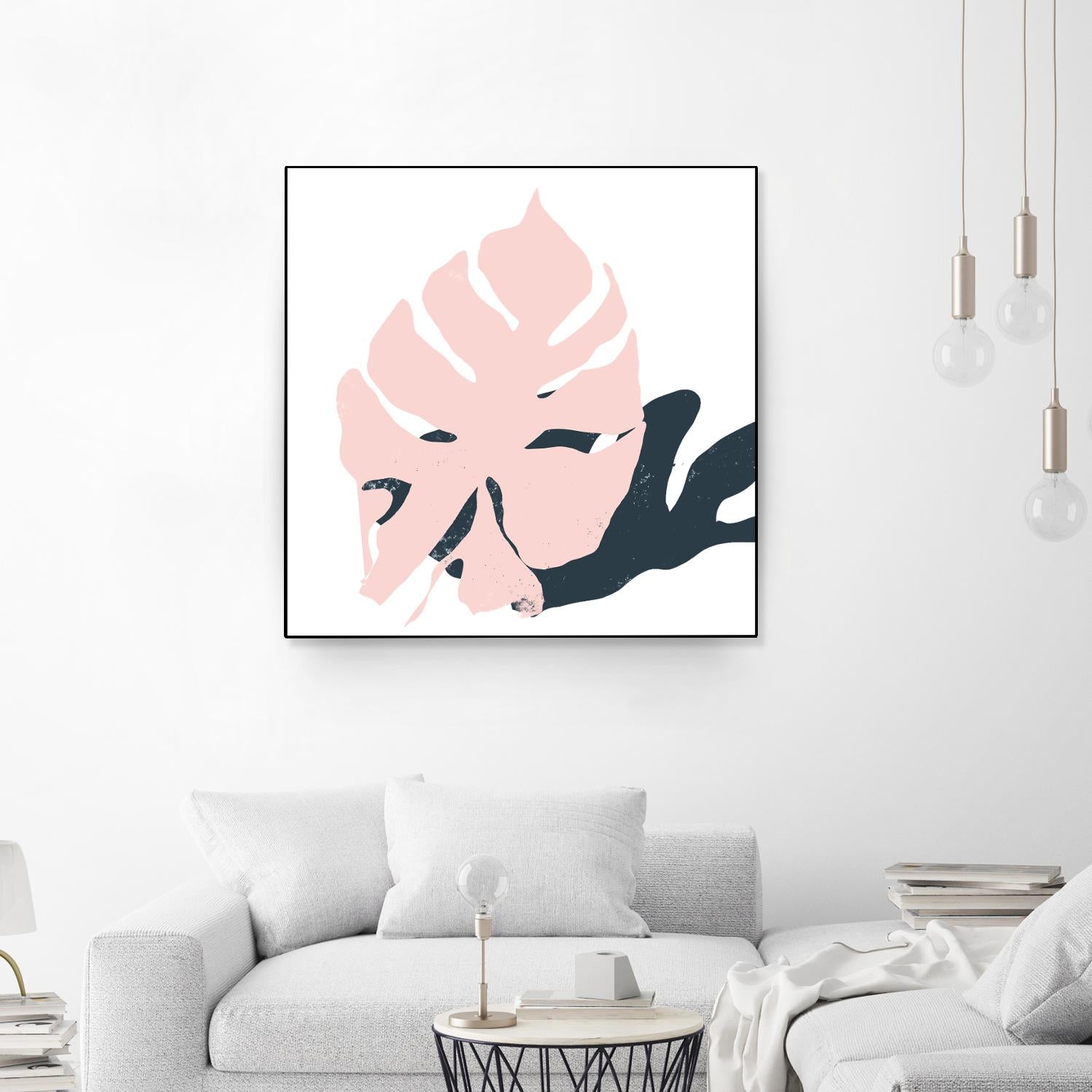 Pink Protector by Niya Christine on GIANT ART - pink contemporary, floral/still life, leaves