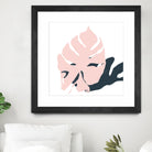 Pink Protector by Niya Christine on GIANT ART - pink contemporary, floral/still life, leaves